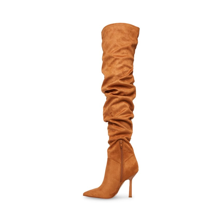 Botas Hasta La Rodilla Steve Madden Cynthia Mujer Marrones | ES GH36S2